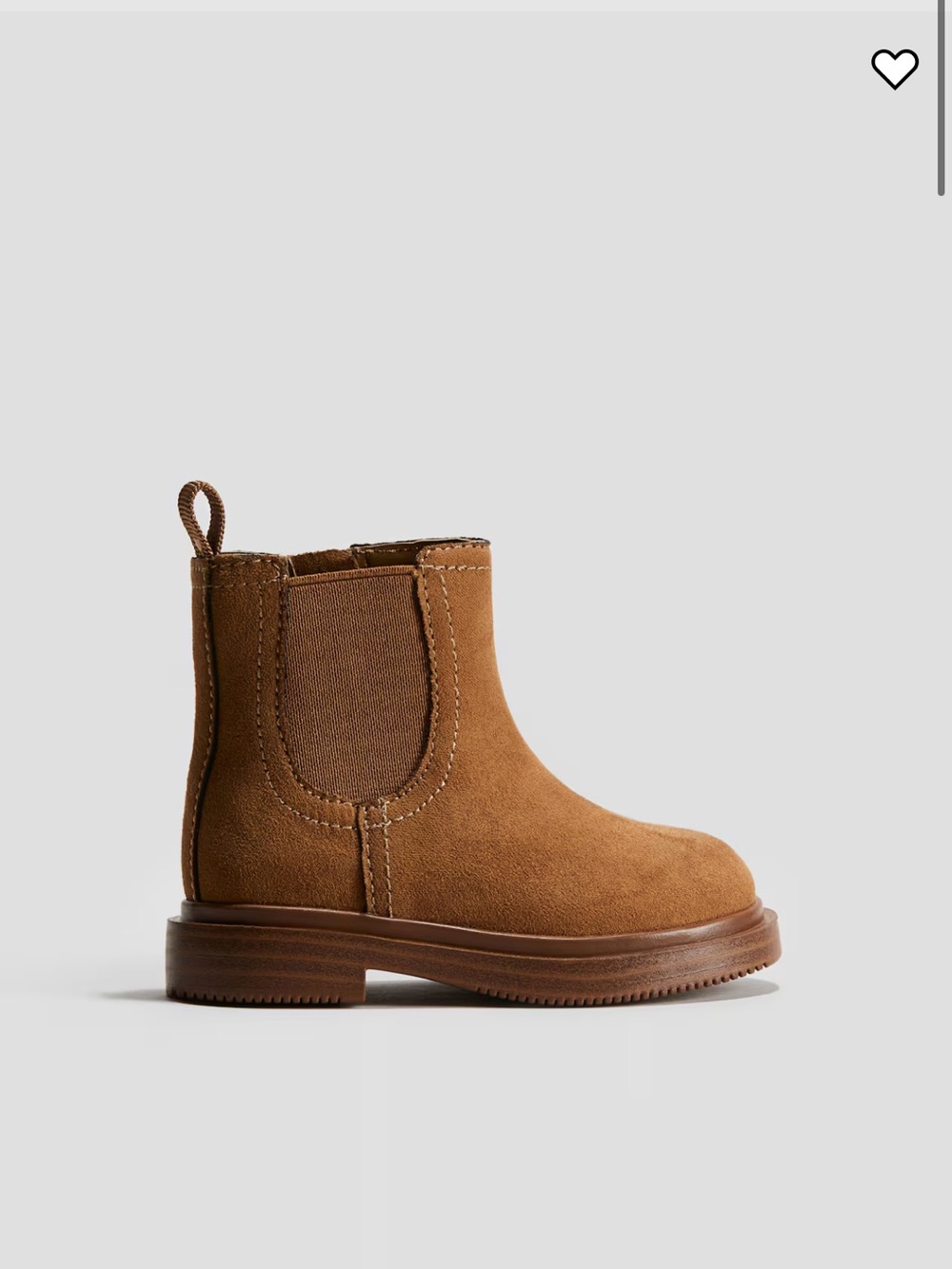 NWOT H&M Chelsea Boot in Lt. Brown